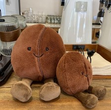 Coffee Bean Doll Cartoon Plush Doll New Toy Doll Cute Home Table Decorations NEW