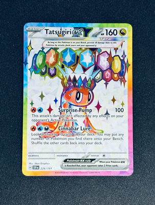 Pokemon Tatsugiri EX No. 226 - Surging Sparks Ultra Rare - [NM] | eBay