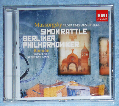 Mussorgsky: Bilder Einer Ausstellung, Borodin, Simon Rattle, Berliner Philha NEW