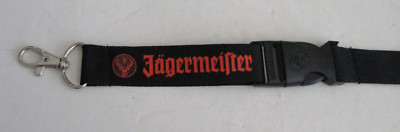 Jägermeister Schlüsselband - Metallkarabiner/Kunststoffklipp - LOGO klein - NEU