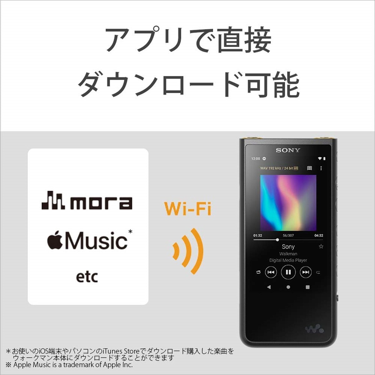 SONY WALKMAN 64GB Hi-Res ZX Series Audio Player NW-ZX507 SONY WALKMAN 64GB Hi-Res ZX Series Audio Player NW-ZX507