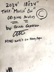 CHUCK GREATREX "MOVIN' ON "  Abstract ORIGINAL Painting! Real Nice! — photo 2