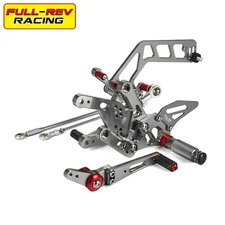 FULL-REV For YAMAHA MT-10 FZ-10 2016-2021 Adjustable Rearset Foot Pegs Footrests