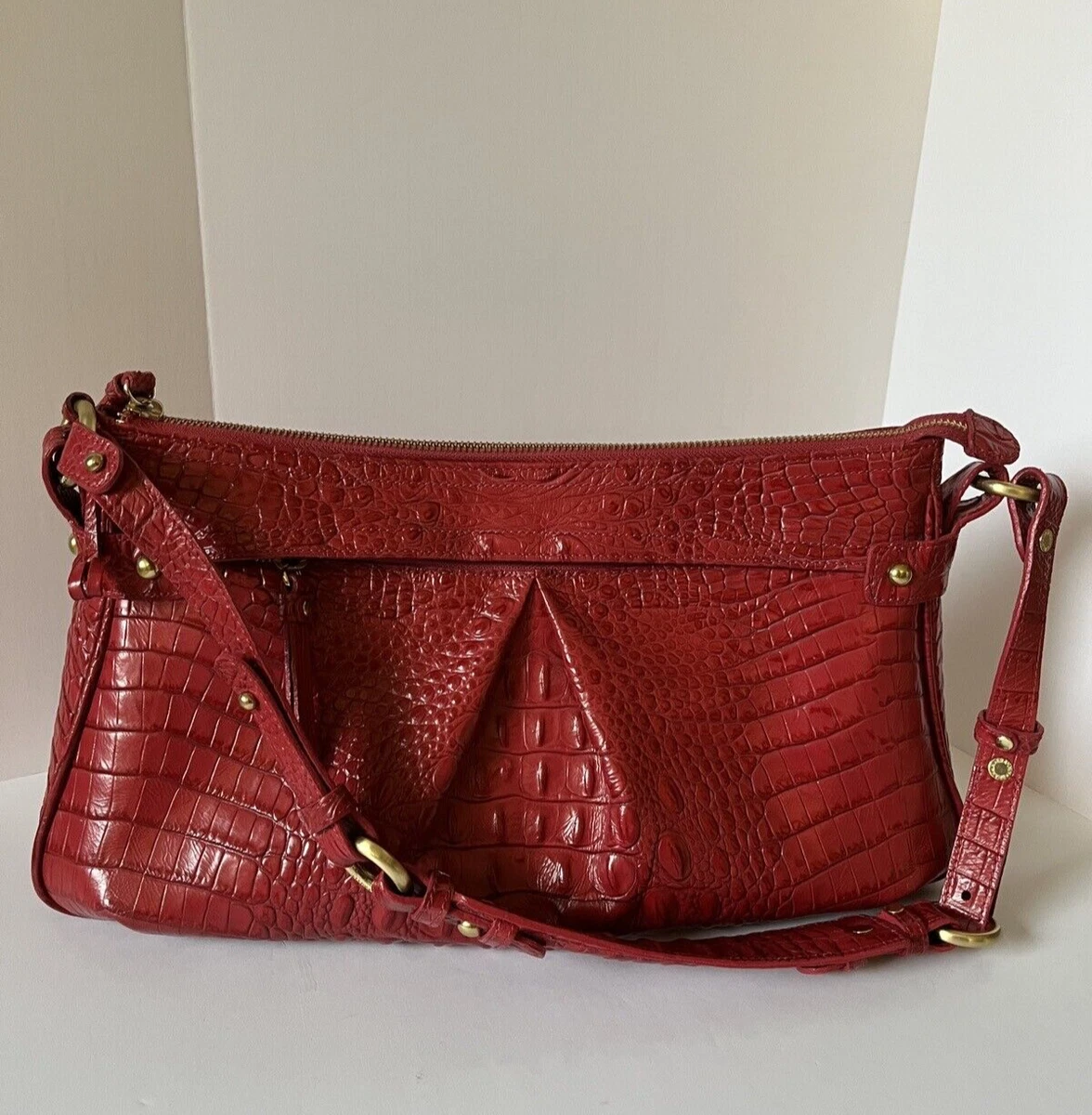 RARE Brahmin Handbag Stephanie Blossom Melbourne with long