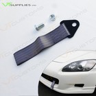 Grey Racing Tow Strap For Universal Track Car Motorsport Kit JDM Drift 