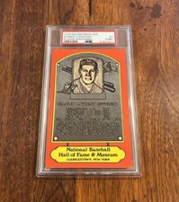 1979 Stanley Coveleski Plaque Postcard ( PSA EX ) *HOF*