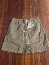 New Girls Skirt Size S/p/c Olive Green