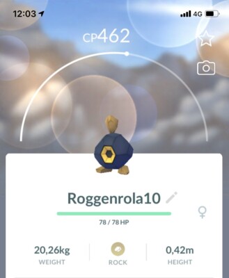 10x Roggenrola Pokemon Gen5 GO Pokémon Not Shiny Lucky Chance Gigalith
