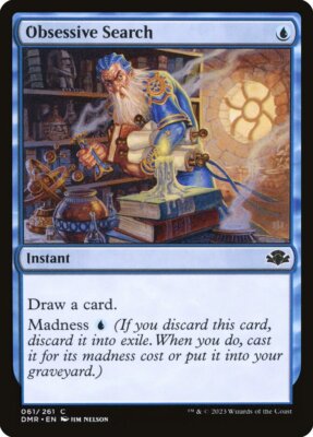 Obsessive Search (061) Dominaria Remastered DMR MTG Magic