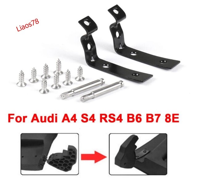 Glove Box Repair Kit For Audi Lid Hinge A4 S4 RS4 B6 B7 8E Bracket 2001