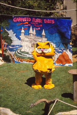 Vintage 35mm Film Positive Slide Garfield Furry Tales Live Action Show Cali