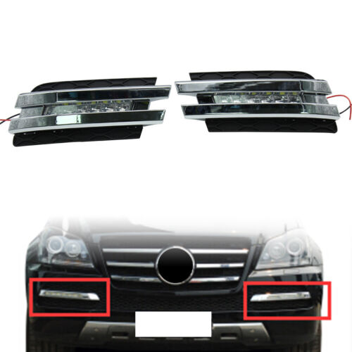 LED DRL Tagfahrlicht Lauflicht Nebellampe für Mercedes-Benz X 164 GL450 07-12 - Afbeelding 1 van 10