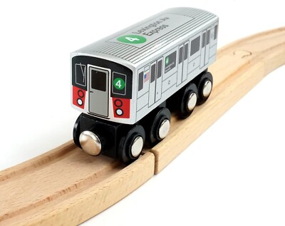 Munipals New York Subway 4 Lexington Av Express  011104 Fits most wood track