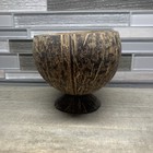Handcrafted Coconut Drinking Cup Tiki Mug One Of A Kind From Roatan Honduras — photo 2