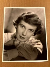 Betsy Drake Very Rare Very Early Autographed 8/10 Photo '50s Mrs. Cary Grant