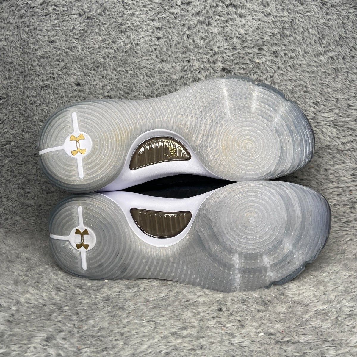 Under Armour Curry 4 \'More Dimes\' Size 13 Men Black Gold White 1298306-001 Under Armour Curry 4 More Dimes Black White Gold Sneakers  main image 3