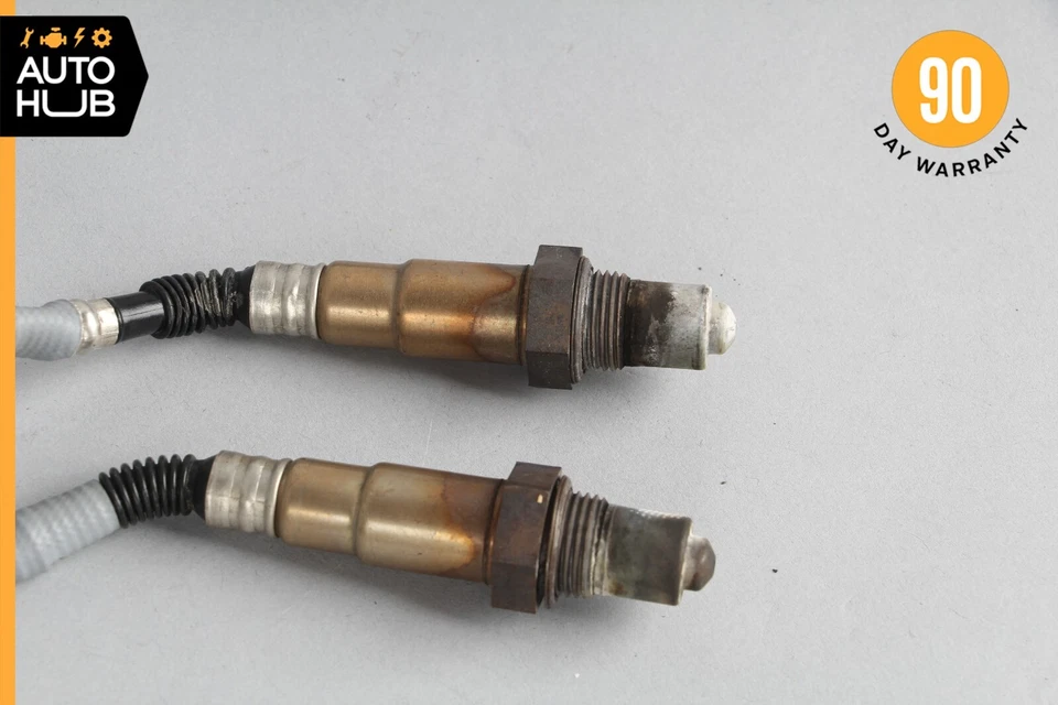 Mercedes R230 SL600 S600 CL600 S65 AMG Oxígeno O2 Sensor Lambda Juego de 4 OEM 75k Foto 3 de 4