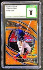 SSP /13 2020 SELECT ORANGE PRIZM PULSAR MOOKIE BETTS #118 CSG 8 NM/MT G3036