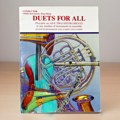 $2 Sheet Music! ~ Duets for All ~ Conductor ~ Mallet Instruments and Piano Harp