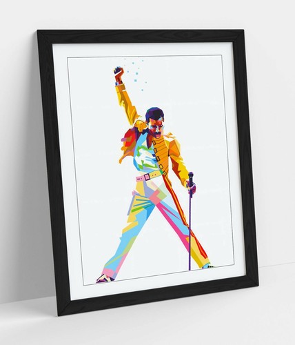 RAINBOW FREDDIE MERCURY -DEEP FRAMED CANVAS WALL SPLASH ART PICTURE PAPER PRINT - Picture 7 of 14