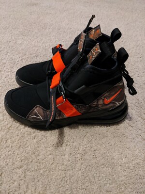 Nike Air Force 270 Utility Basketball Shoes Size Men's Black Camo  BV6071-001 - Main Image