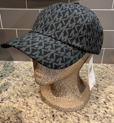 MICHAEL KORS MK Logo Baseball Cap DARK NAVY Signature MK Logo MSRP $68 NWT  722947744532|