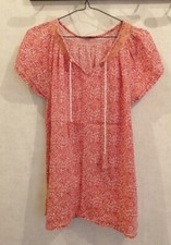 Blouse orange sans repassage T36 Gémo6 (2201045)