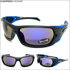 Men MOTORCYCLE Riding CHOPPERS SUN GLASSES Protective Eyewear Shatter Proof Lens