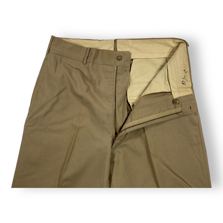 Original U.S. Vietnam War Trousers Pants Tropical Wool Khaki