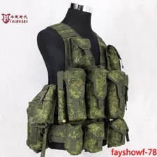 Russian Tactical Vest 6sh117 Molle Bags Emr Replica Combat Equipment Vest In USA
