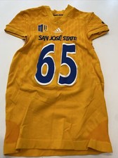 Game Worn Used Adidas San Jose State Spartans SJSU Football Jersey XL 13 #65
