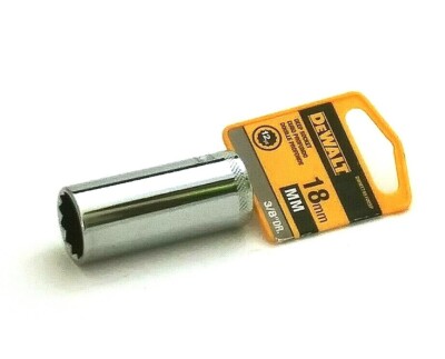 DeWALT-DWMT74510OSP Socket Deep 3/8Drive 12Pt 18mm By Stanley Tools(5)