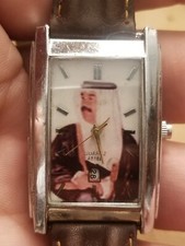 980'S SADDAM HUSSIEN PRESIDENT WATCH SPECIAL MEMORIAL RARE