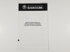   Precautions Booklet Manual  Insert Nintendo Gamecube C/PM-DOL-USA-2