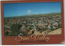 Vintage Postcard Simi Valley California San Susana Mountains Ventura County