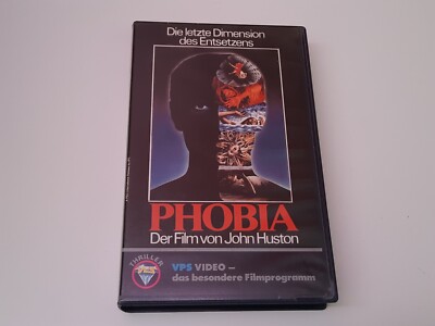 Phobia - Labyrinth der Angst 1980 Uncut VHS German PAL VPS Video John Huston