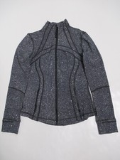 Lululemon Define Jacket Luminesce Splatter White Black First Release Size 8