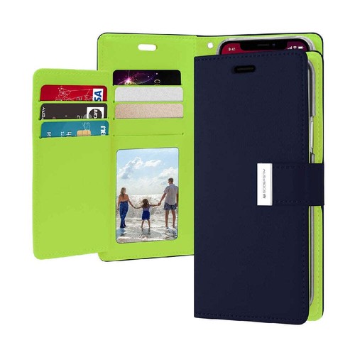 Goospery Rich Diary Wallet Case with Card Slots for Samsung A52 A52s - Picture 8 of 11