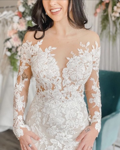 Beautiful wedding dress. Essence of 