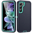 Dark Blue Galaxy S25 Rugged Shock / Drop Protection Defender Case