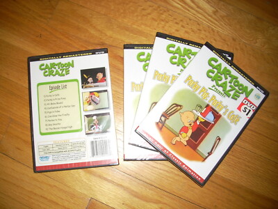 CARTOON CRAZE DVD PRESENTS PORKY PIG: PORKY'S CAFE CARTOON DVD (x4 sets)