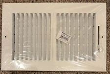 TruAire 102M 10X06 10 inx6 in. 2-Way Steel Wall/Ceiling Register UPC803492121211