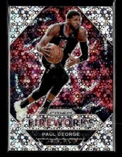 2020-21 Panini Prizm #15 Paul George Fireworks Fast Break Los Angeles Clippers