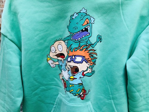 Rugrats green pull over hoodie size medium - Picture 2 of 4