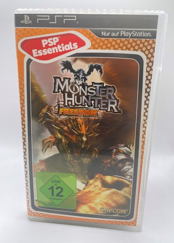Deutsche Box, Italienisches Spiel - Monster Hunter Freedom - Essentials Sony Psp