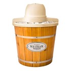 Electric Ice Cream Maker With 4 Qt Capacity- Old Fashioned Ice Cream Machine