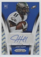 2014 Panini Prizm Auto Rookie Team Logo Prizm 25/50 Josh Huff #AR-HU Auto 0q3