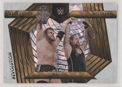 2023 Panini Revolution WWE Tag Teams Fractal Mark Coffey Wolfgang Patch 17tq