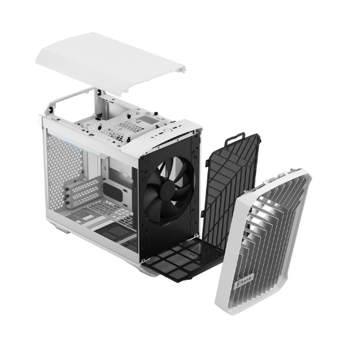 Fractal Design Torrent Nano White PC Computer Mini ITX Case FD-C
