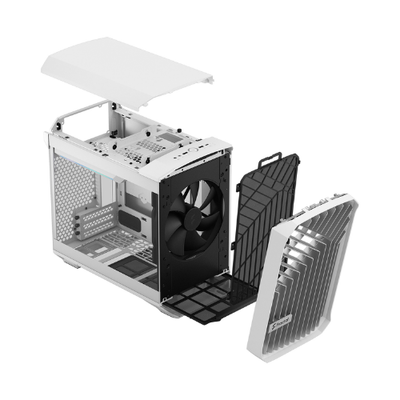 Fractal Design Torrent Nano White PC Computer Mini ITX Case FD-C